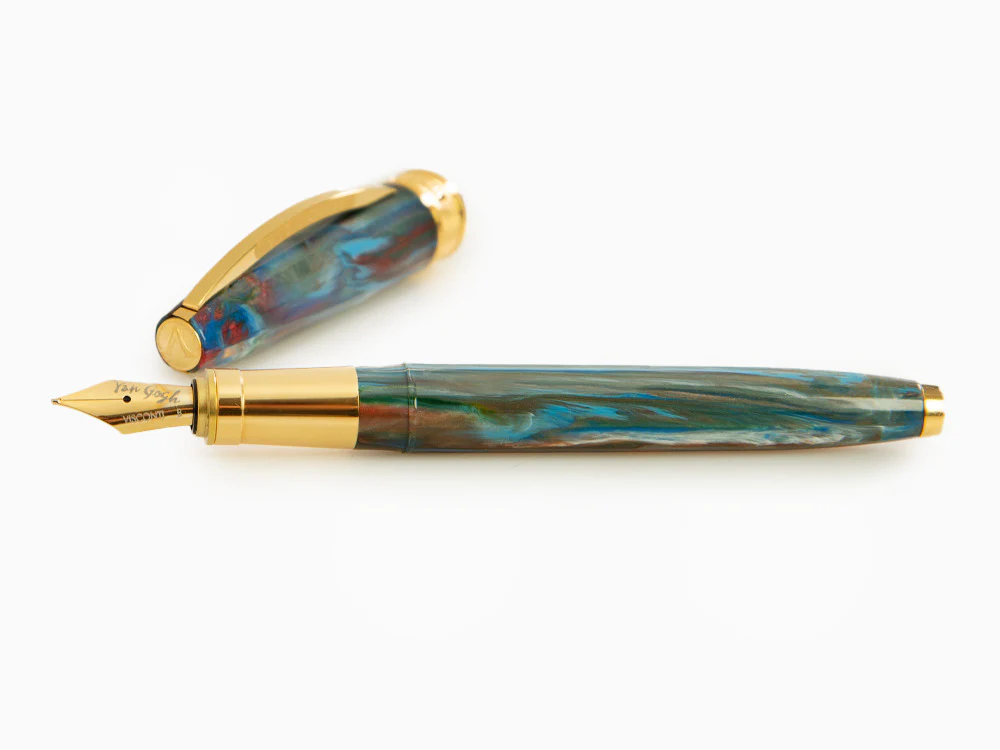 Set Visconti Van Gogh Oiran Fountain Pen, Gold plated, KP12-22-FP - Image 7