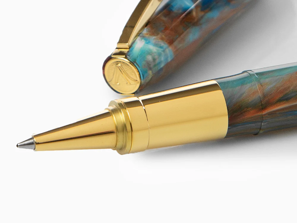 Set Visconti Van Gogh Oiran Rollerball pen, Gold plated, Violet KP12-22-RB - Image 5