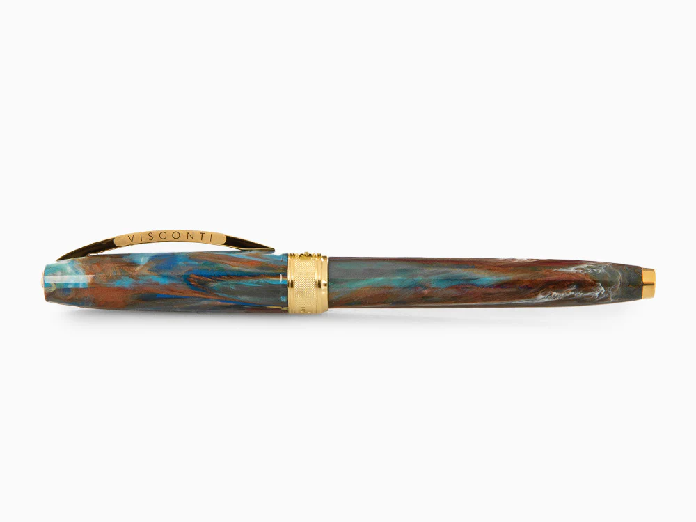 Set Visconti Van Gogh Oiran Rollerball pen, Gold plated, Violet KP12-22-RB - Image 9