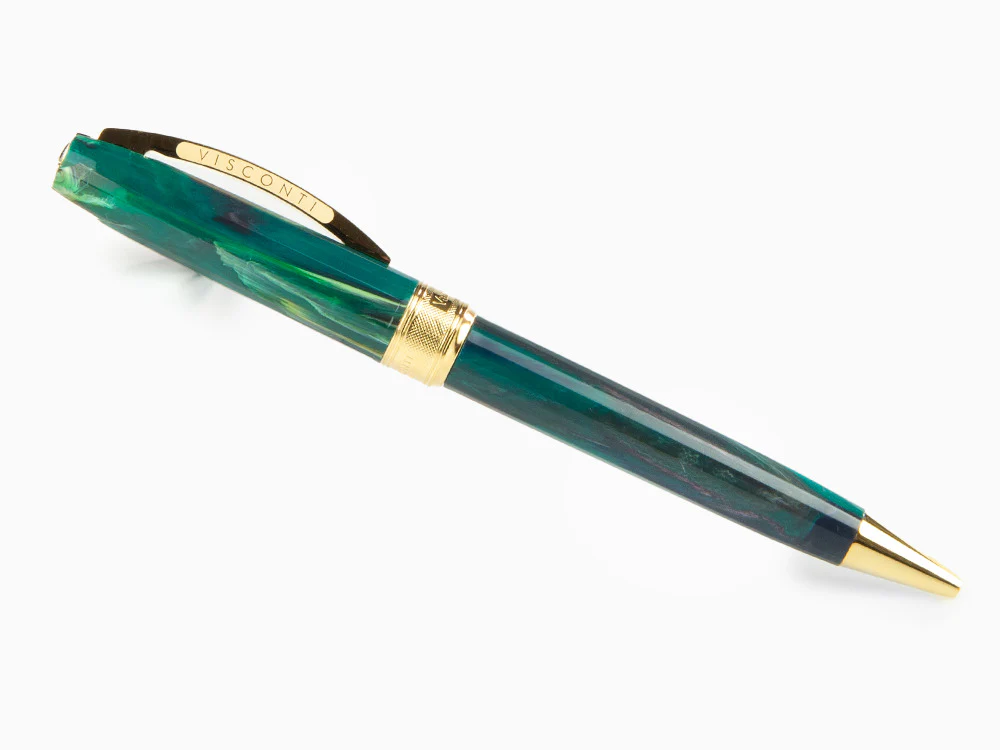 Set Visconti Van Gogh The Novel Reader Ballpoint pen, Resin, Green, KP12-20-BP - Image 3