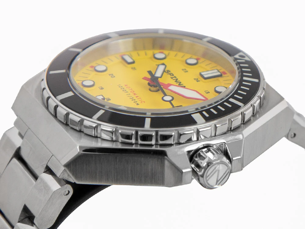 Spinnaker Dumas Automatic Watch, Yellow, 44 mm, 30 atm, SP-5081-II - Image 8
