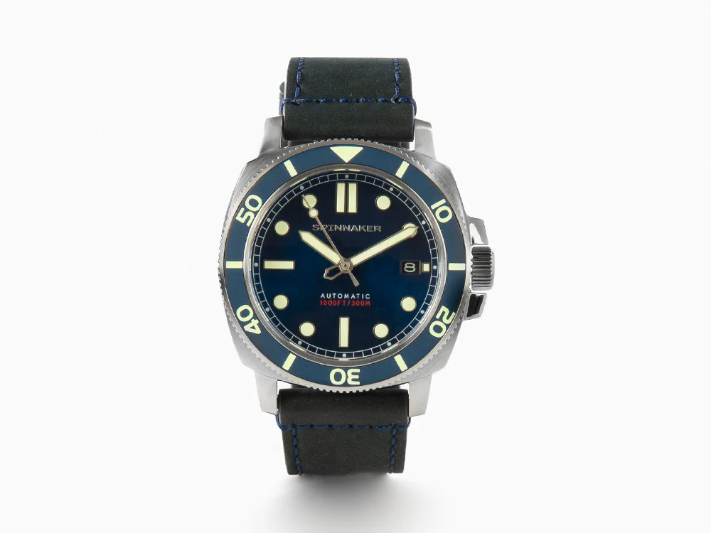 Spinnaker Hull Diver Automatic Watch, Blue, 42 mm, 30 atm, SP-5088-02 - Image 2