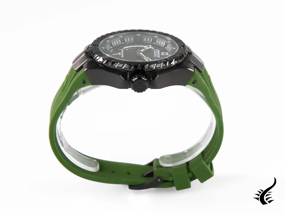 Swiss Military Hanowa Aqua Seaman Quartz Watch, Black, PVD, 6-4327.13.007.06 - Image 5