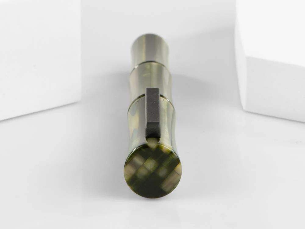 Tibaldi Bamboo Forest Rollerball pen, Resin, Green, Palladium, BMB-73-RB - Image 6