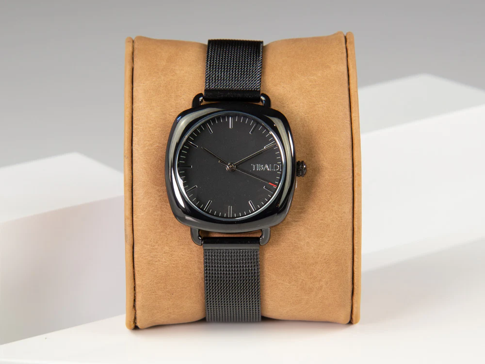 Tibaldi Ladies Quartz Watch, Black, 32 mm, Mesh strap, TMF-237-MM - Image 2