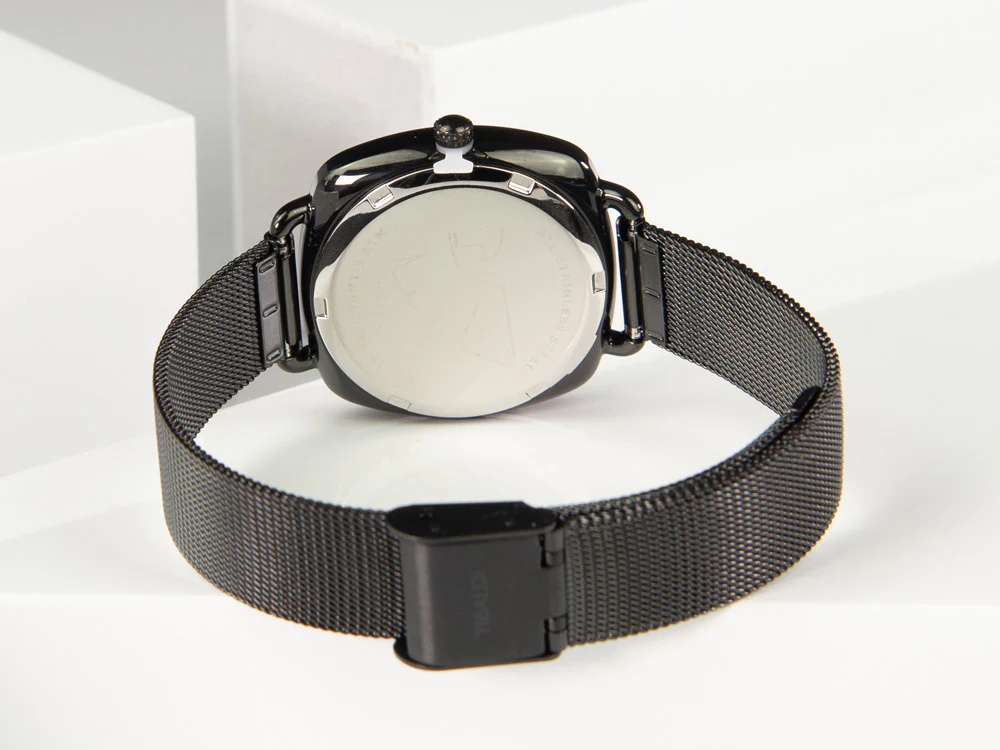 Tibaldi Ladies Quartz Watch, Black, 32 mm, Mesh strap, TMF-237-MM - Image 5