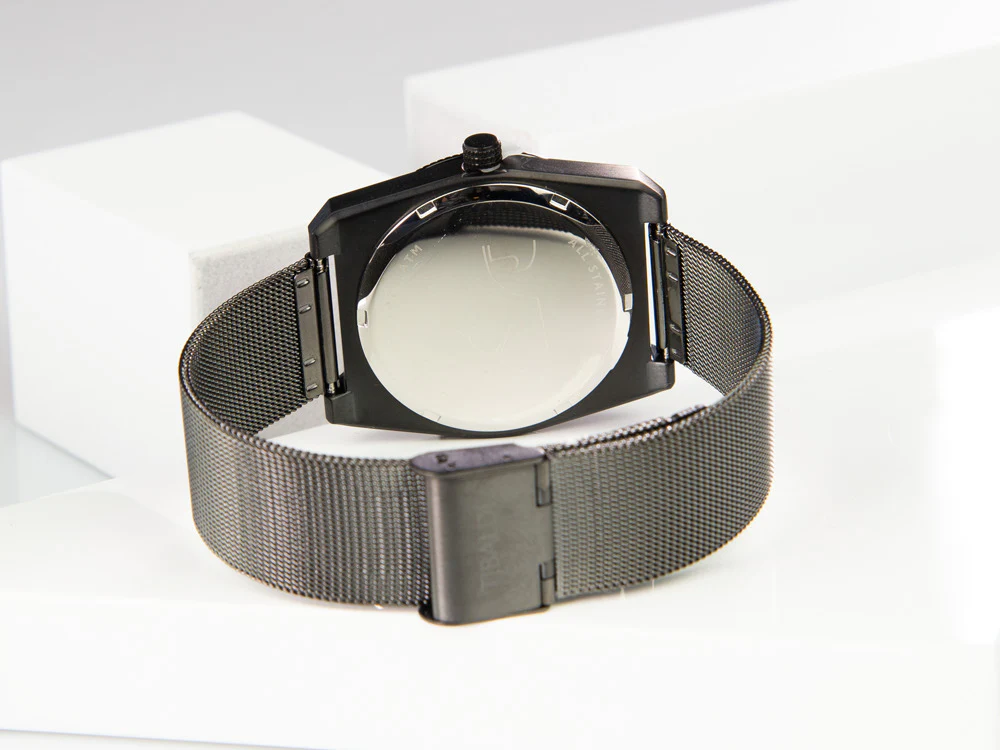 Tibaldi Men's Quartz Watch, Black, 39mm x 46mm, PVD, Mesh strap, TMM-PVD-MM - Image 3