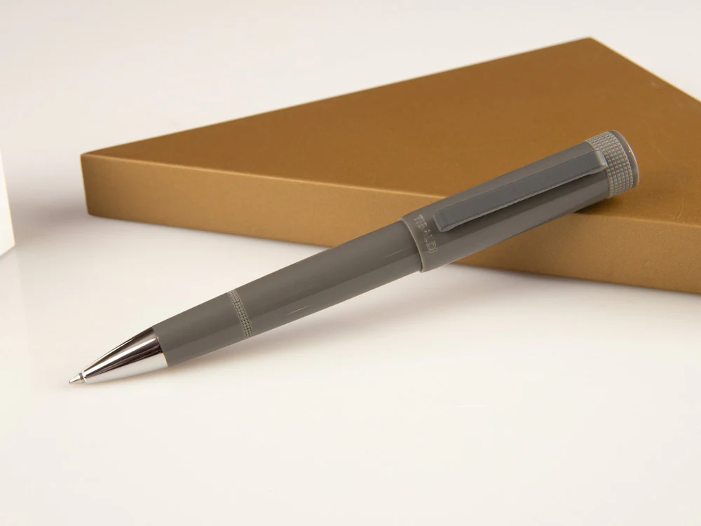 Tibaldi Perfecta Grey Dèlavè Ballpoint pen, Resin, Grey, PFC-297-BP - Image 2