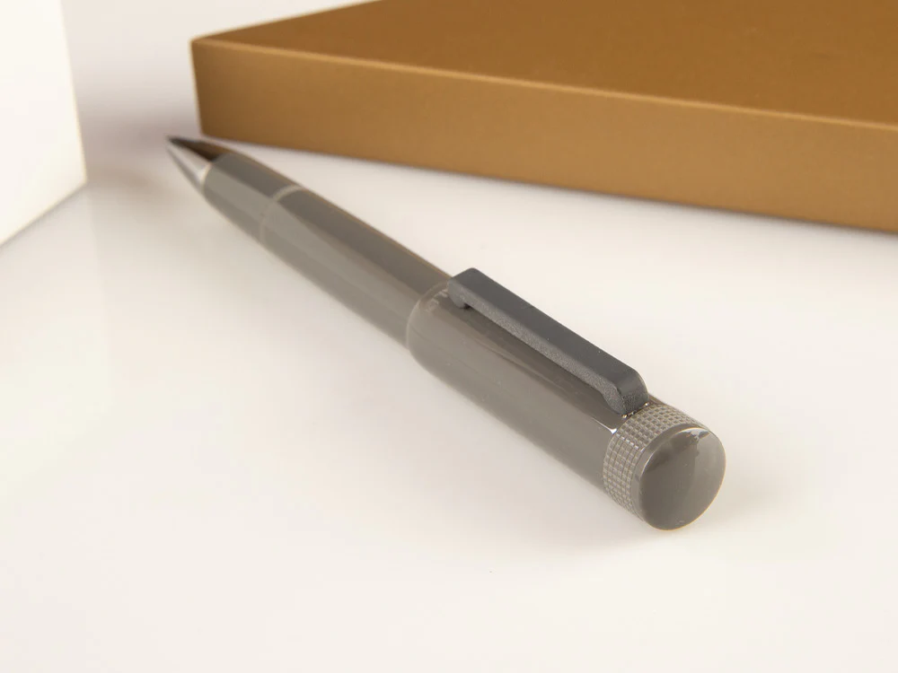 Tibaldi Perfecta Grey Dèlavè Ballpoint pen, Resin, Grey, PFC-297-BP - Image 4