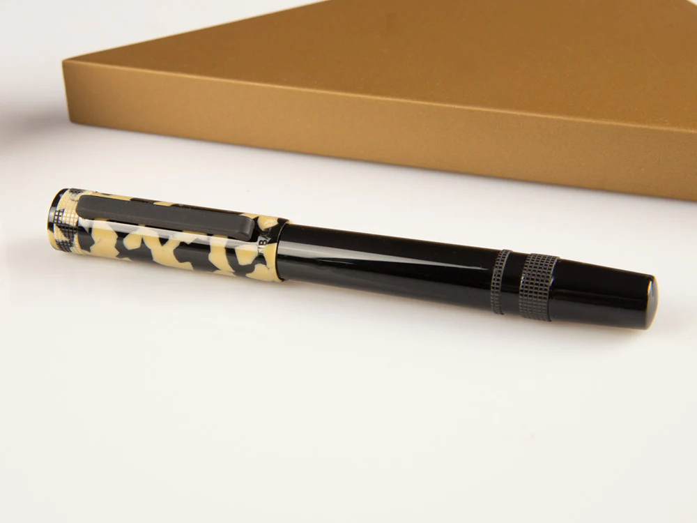 Tibaldi Perfecta Tortoise Beige Rollerball pen, Resin, Palladium, PFC-958-RB - Image 6