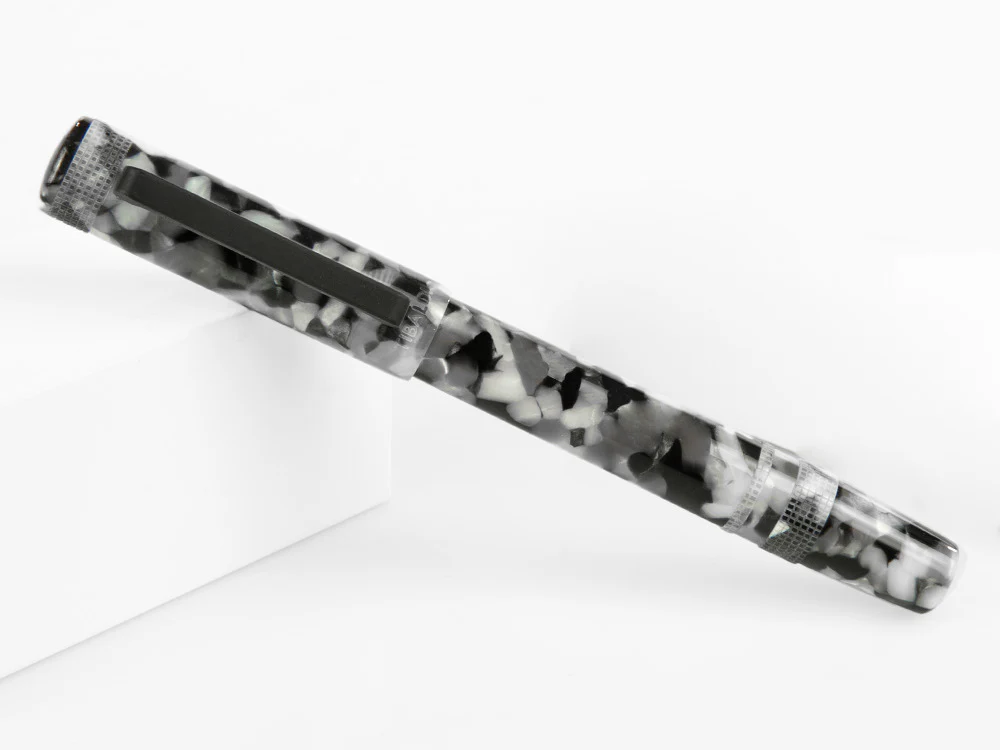 Tibaldi Perfecta Vinyl Stonewash Full Grey Fountain Pen, PFC-R780-FP - Image 3