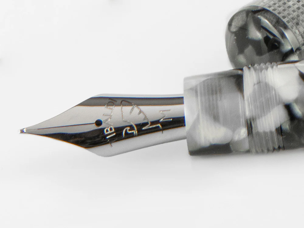 Tibaldi Perfecta Vinyl Stonewash Full Grey Fountain Pen, PFC-R780-FP - Image 5