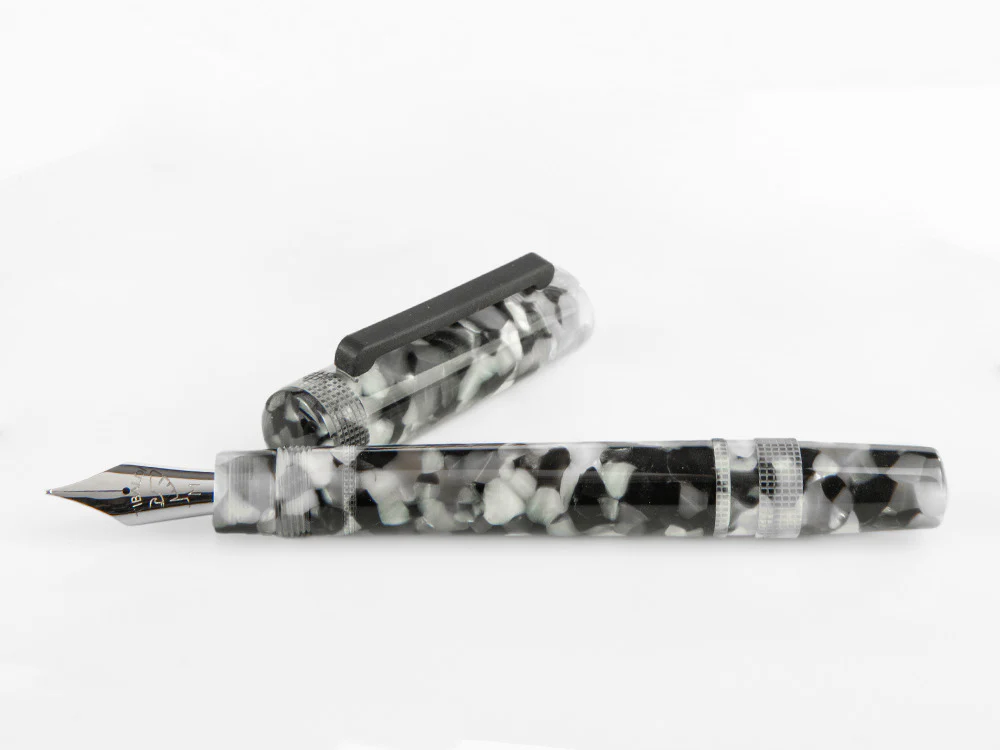 Tibaldi Perfecta Vinyl Stonewash Full Grey Fountain Pen, PFC-R780-FP - Image 7