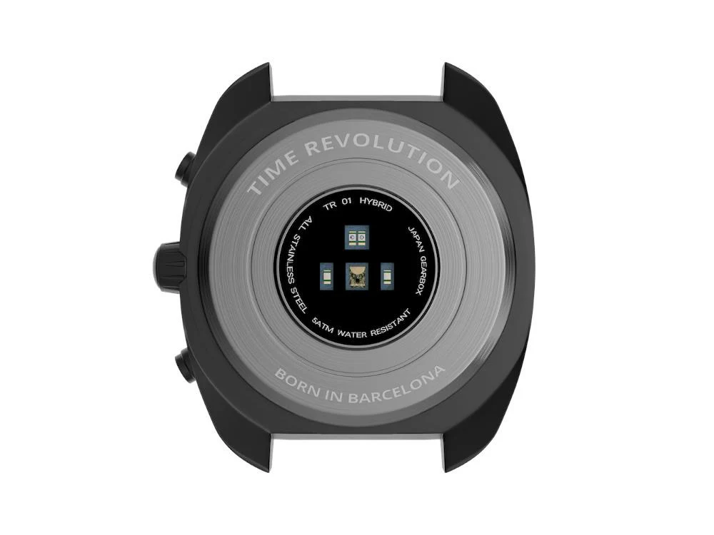 Time Revolution Hybrid 01 Aurora PVDHybrid Watch, Blue, 42 mm, TR01.4B-1 - Image 6