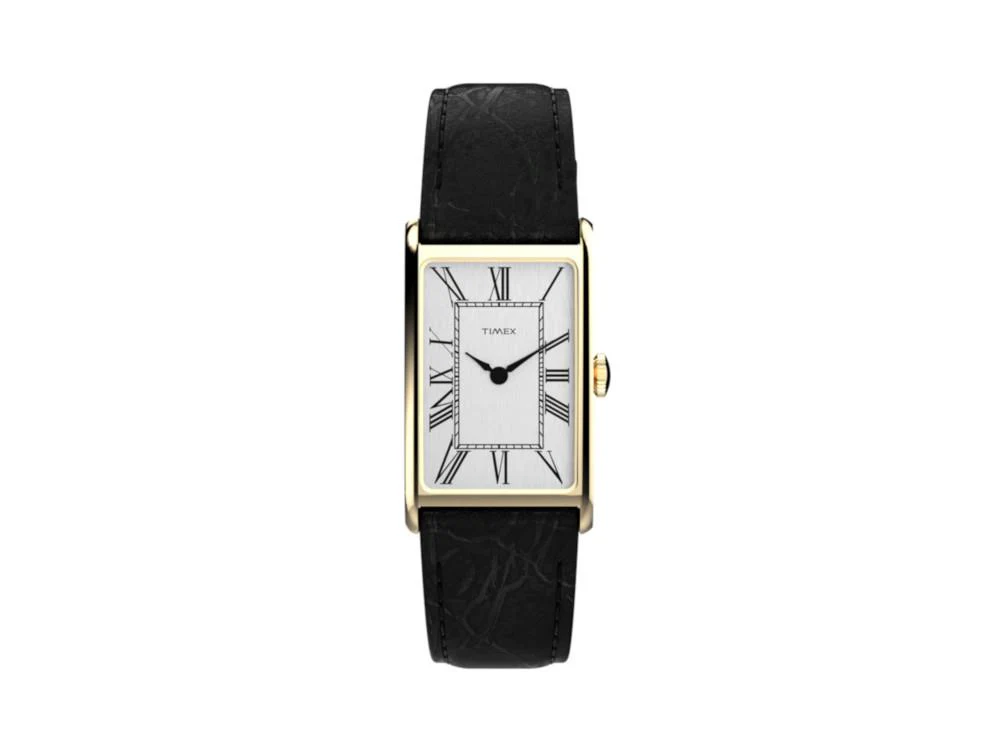Timex 1976 Dress Rectangle Reissue Quartz Watch, White, TW2Y56200 - Image 2