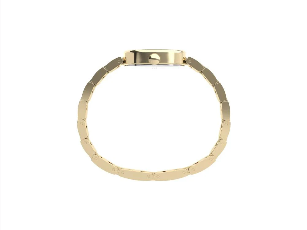 Timex Cavatina Quartz Watch, Brass, White, 19mm, TW2Y26700 - Image 3
