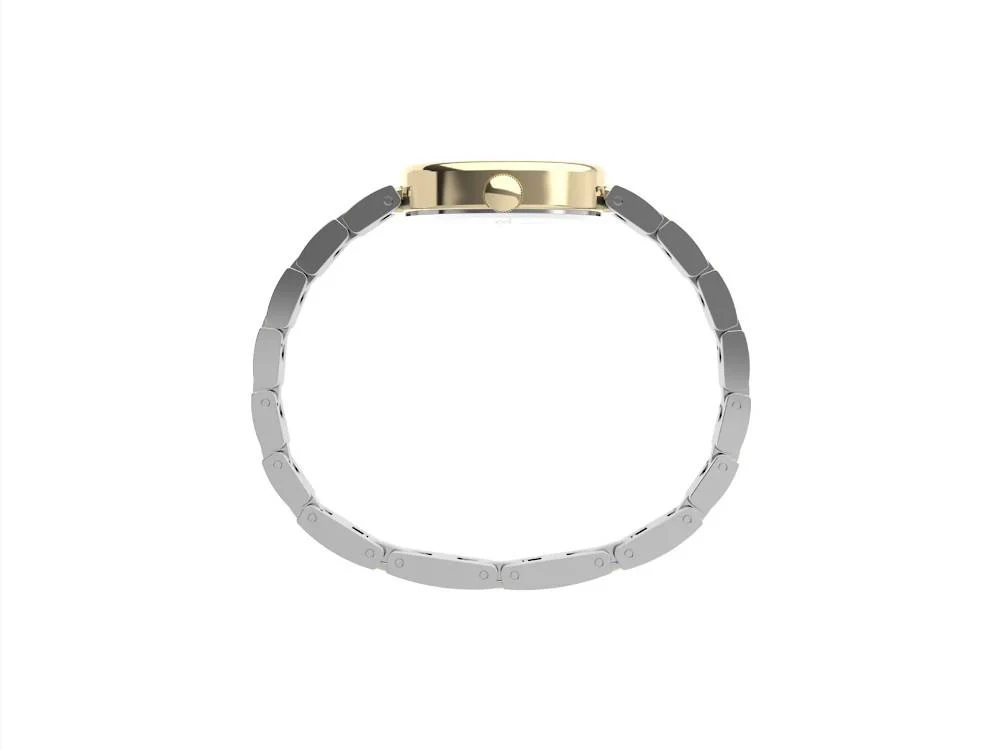 Timex Cavatina Quartz Watch, Brass, White,19mm, TW2Y26800 - Image 4