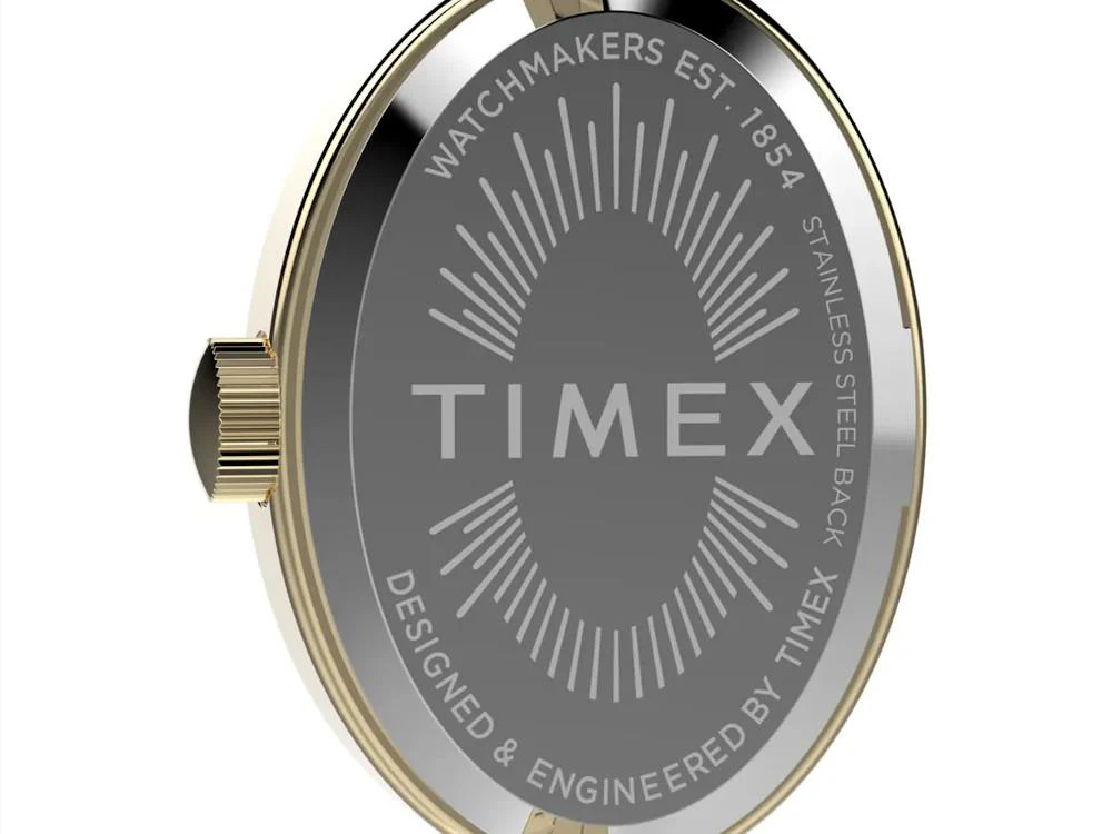 Timex Cavatina Quartz Watch, Brass, White,19mm, TW2Y26800 - Image 5