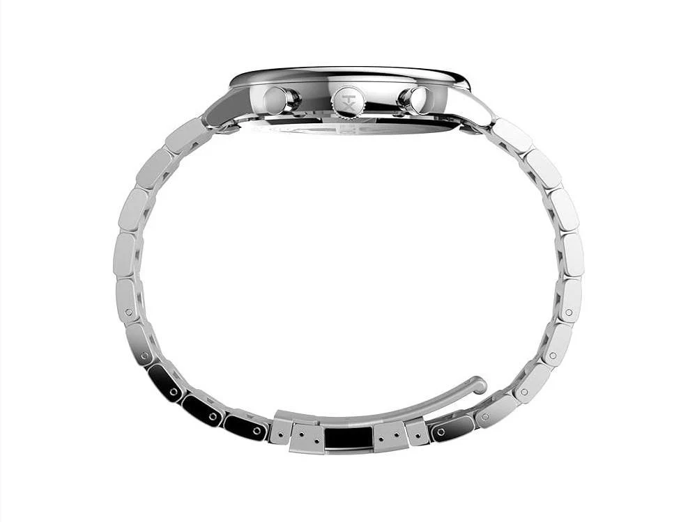 Timex Chicago Multi-Function Quartz Watch, Recycled Steel, 45 mm, TW2Y21500 - Image 4