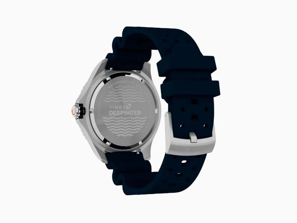 Timex Deepwater Meridian 200 SST Quartz Watch, Blue, 44 mm, TW2W81500 - Image 4