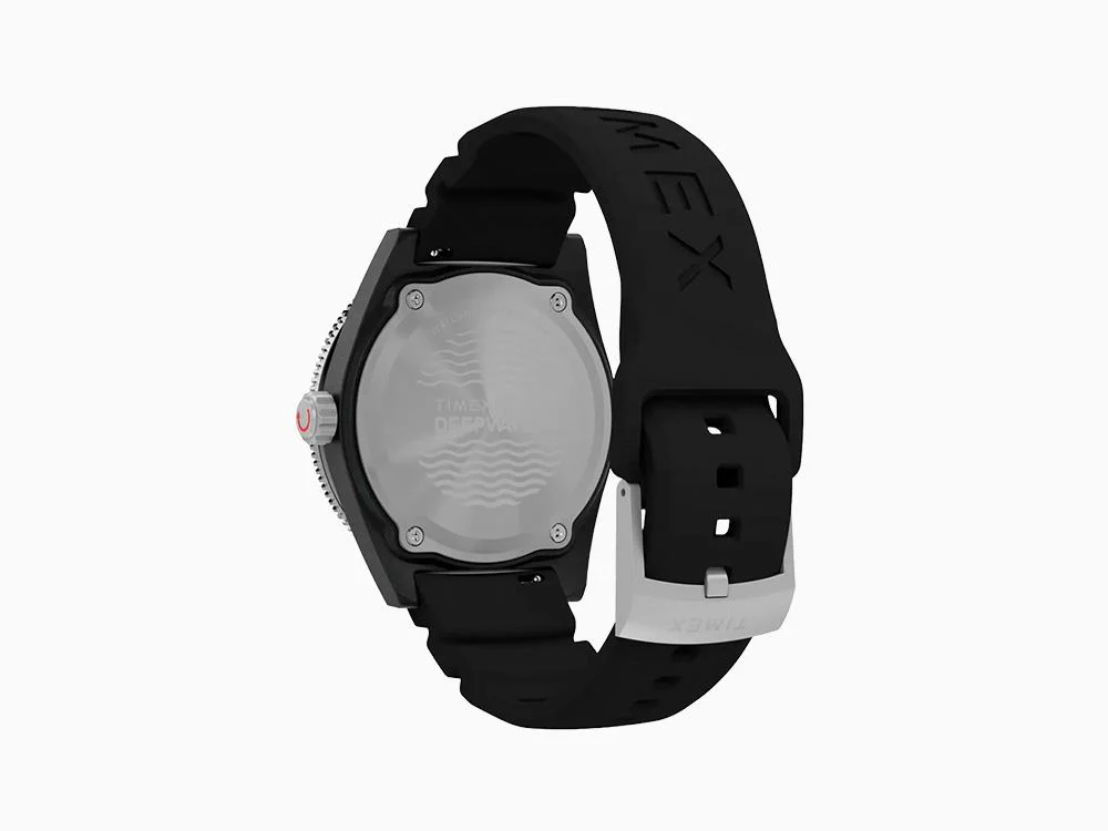 Timex Deepwater Reef 200 Composite Quartz Watch, Black, 43 mm, TW2Y02200 - Image 6