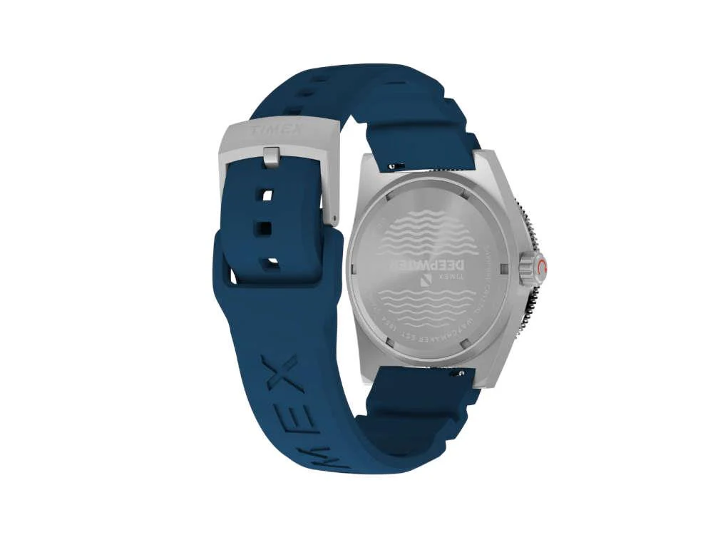 Timex DeepWater Reef 200 Quartz Watch, Blue, 41 mm, TW2W74600 - Image 4