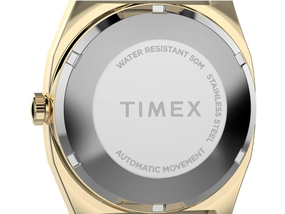 Timex E Line Automatic Watch, Golden, 34 mm, TW2Y07200 - Image 6