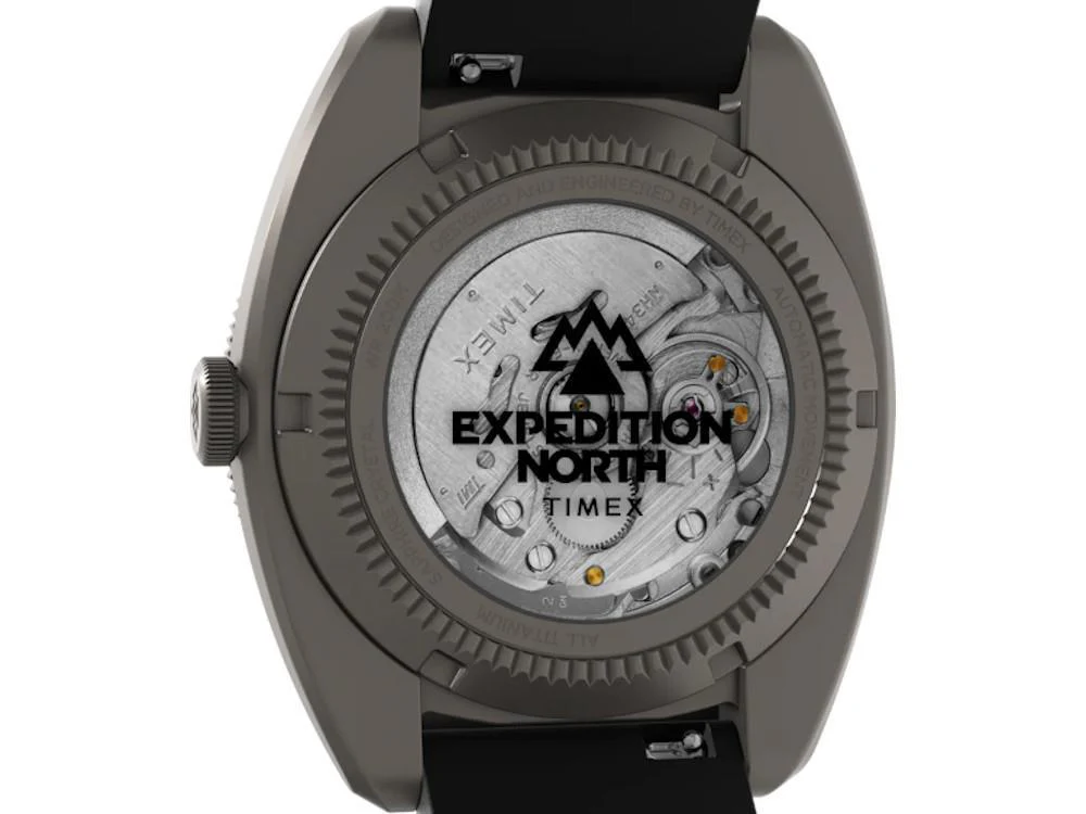 Timex Expedition Automatic Watch, Titanium, Black, 41 mm, TW2W53000 - Image 4