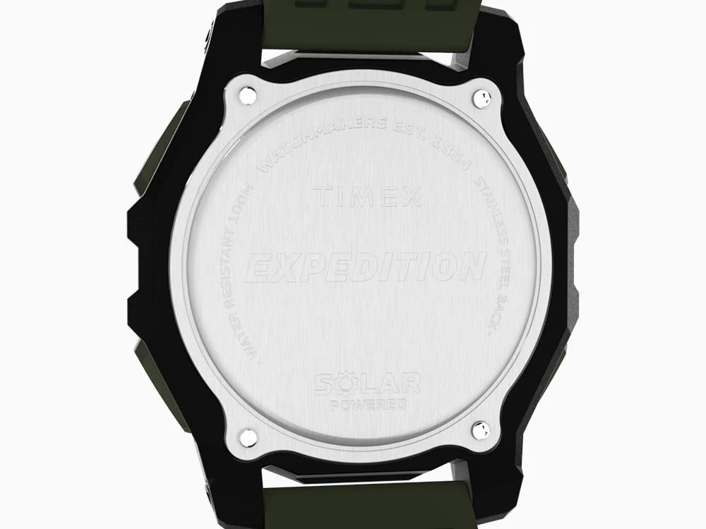 Timex Expedition Ridge Solar Quartz Watch, Black, 49 mm, TW4B33700 - Image 5