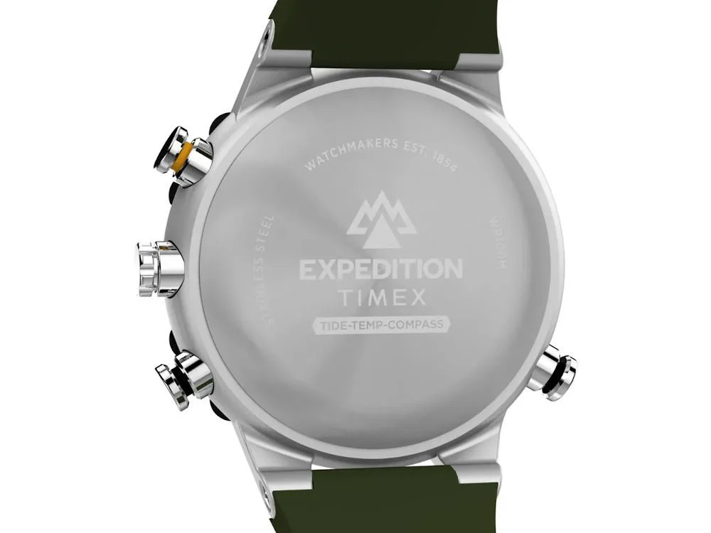 Timex Expedition Tide-Temp-Compass Quartz Watch, Green, 45 mm, TW2Y14400 - Image 5