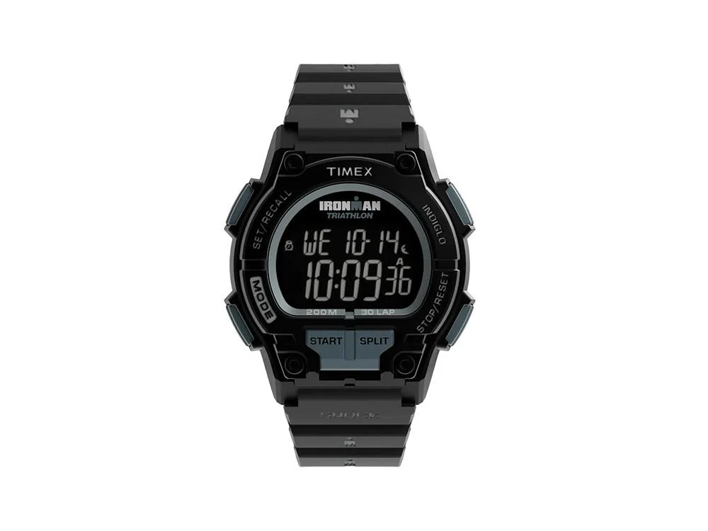 Timex Ironman Shock Endure Quartz Watch, Black, 42 mm, TW5M64800
