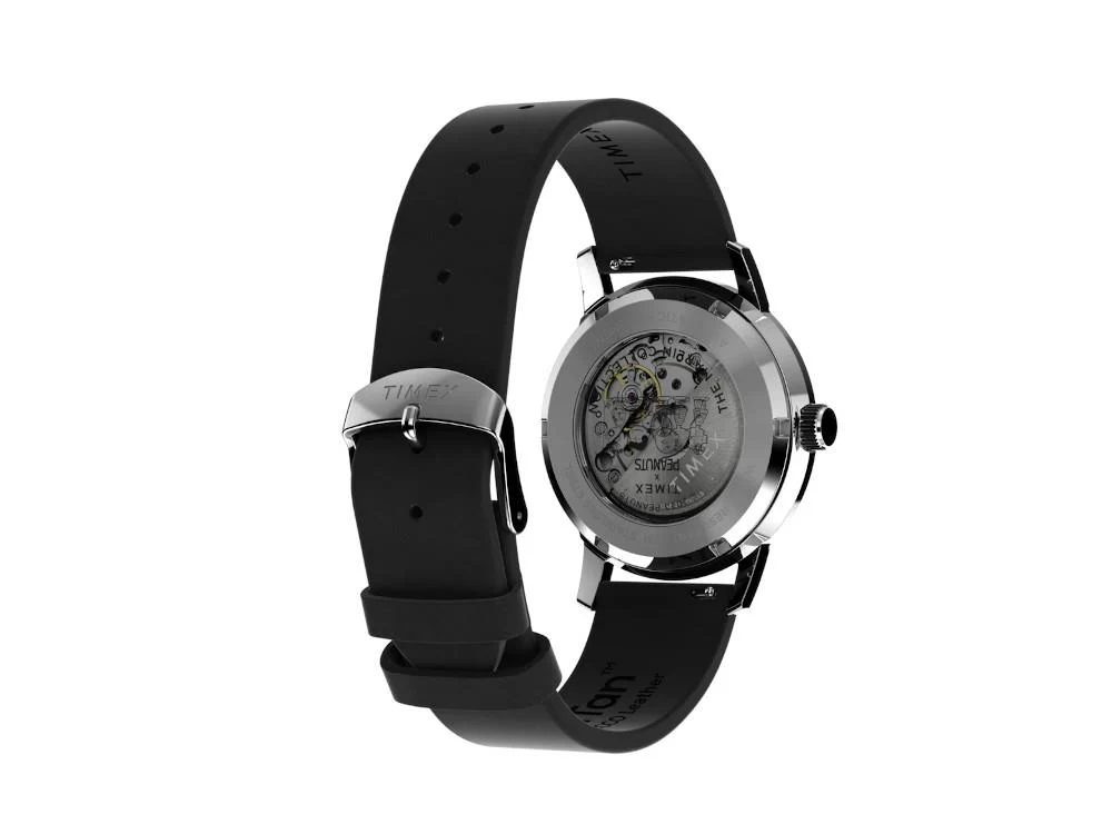 Timex Marlin Peanuts Snoopy Flying Ace Automatic Watch, Silver, 40 mm, TW2W49600 - Image 6