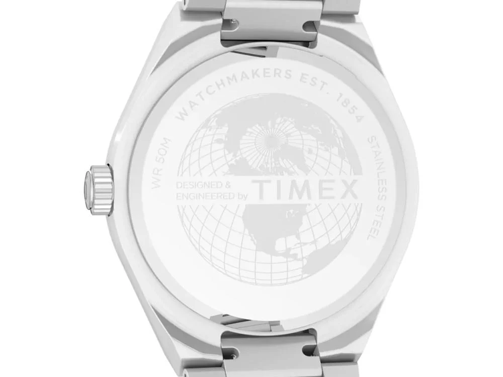 Timex Q Continental Quartz Watch, Blue, 38 mm, TW2Y25100 - Image 5