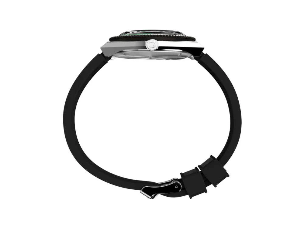 Timex Q Timex GMT Quartz Watch, Black, 38 mm, TW2W57500 - Image 5