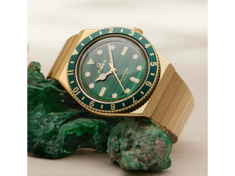 Timex Q Timex Women's Quartz Watch, Green, 36 mm, TW2V92200 - Image 8