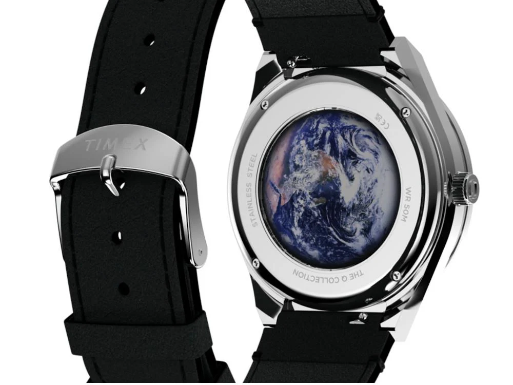 Timex Q Timex x Nasa Quartz Watch, Black, 40 mm, TW2Y56800 - Image 5