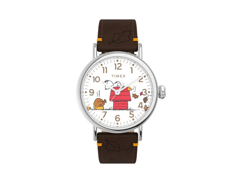 Timex Standard Thanksgiving Quartz Watch, White, 40 mm, TW2W44300 - Image 2