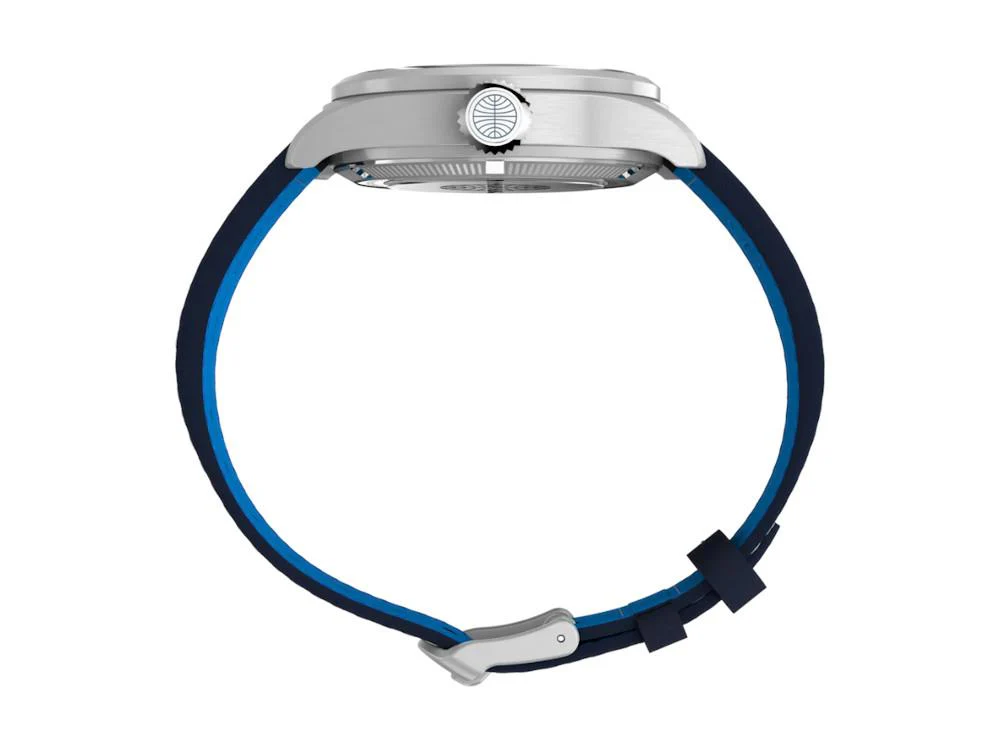Timex The Waterbury Pan Am Automatic Watch, Blue, 41 mm, TW2Y38800 - Image 4