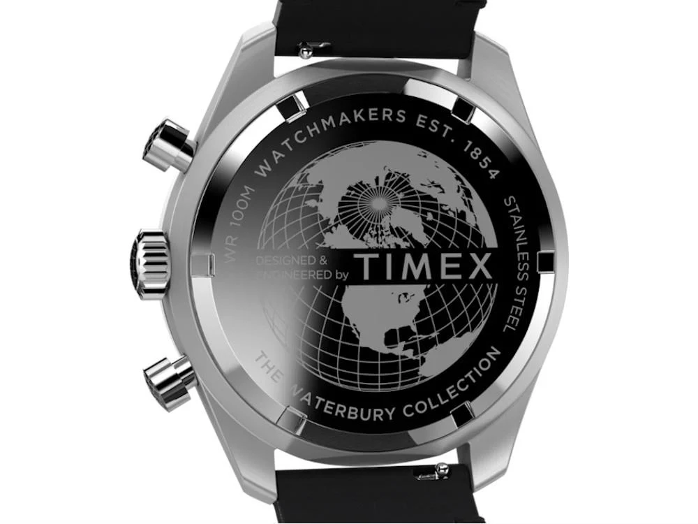 Timex The Waterbury Quartz Watch, Black, 41 mm, Chronograph, TW2V42500 - Image 5