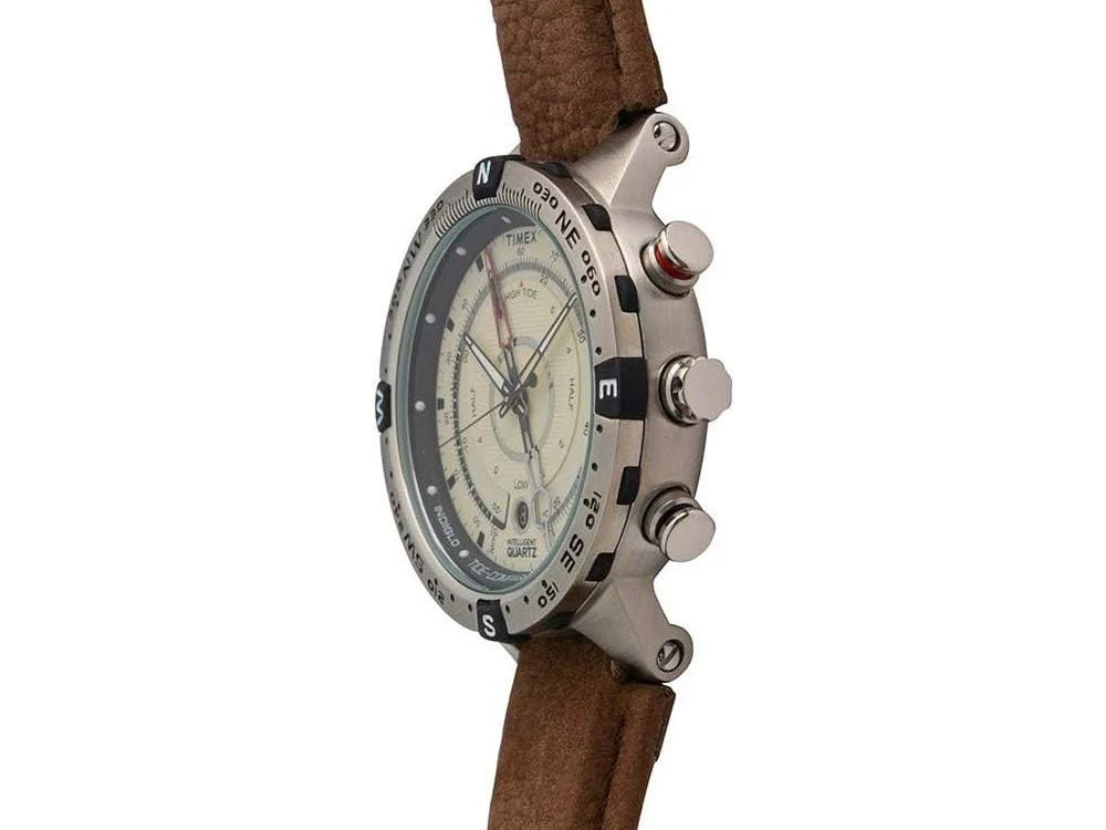 Timex Tide Quartz Watch, Beige, 45 mm, T2N721 - Image 4