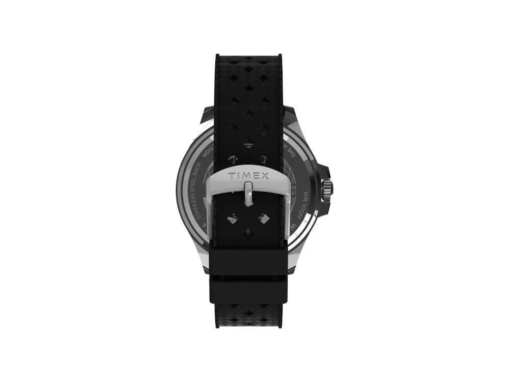 Timex Trend Harborside Coast Quartz Watch, Black, 44 mm, TW2Y09200 - Image 4