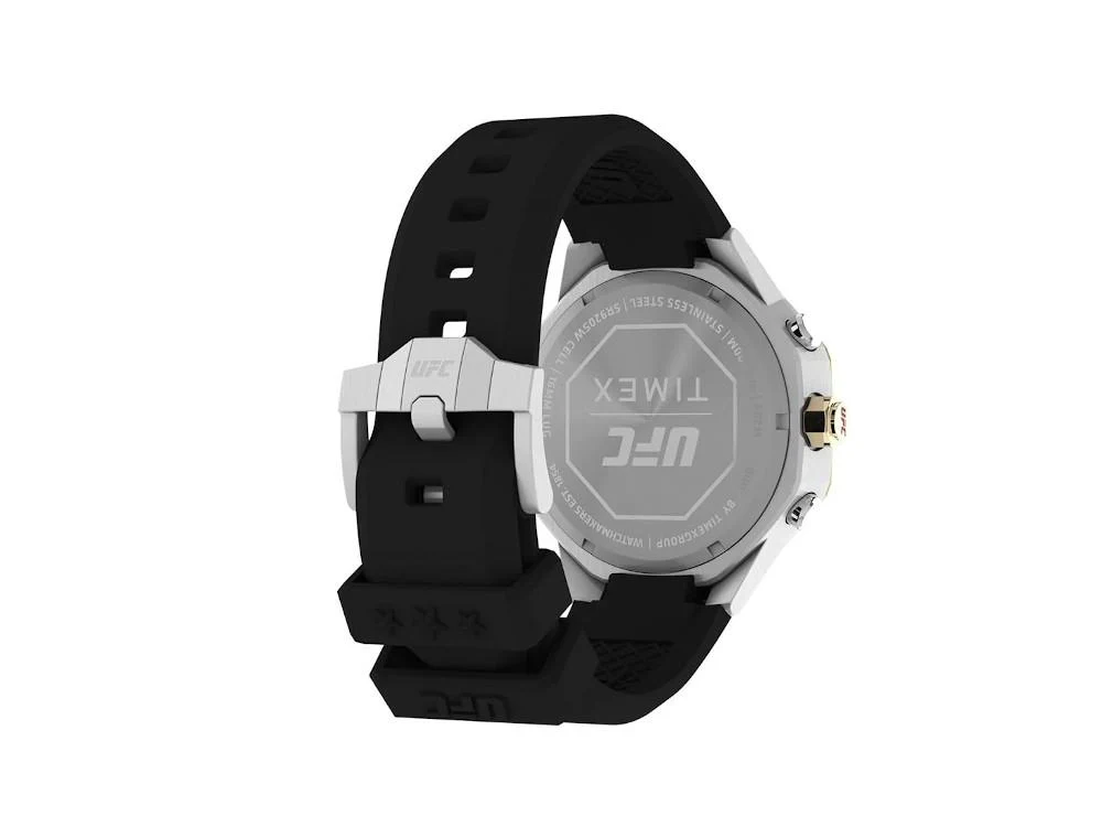 Timex UFC King Quartz Watch, Black, 45 mm, TW2V99200 - Image 5