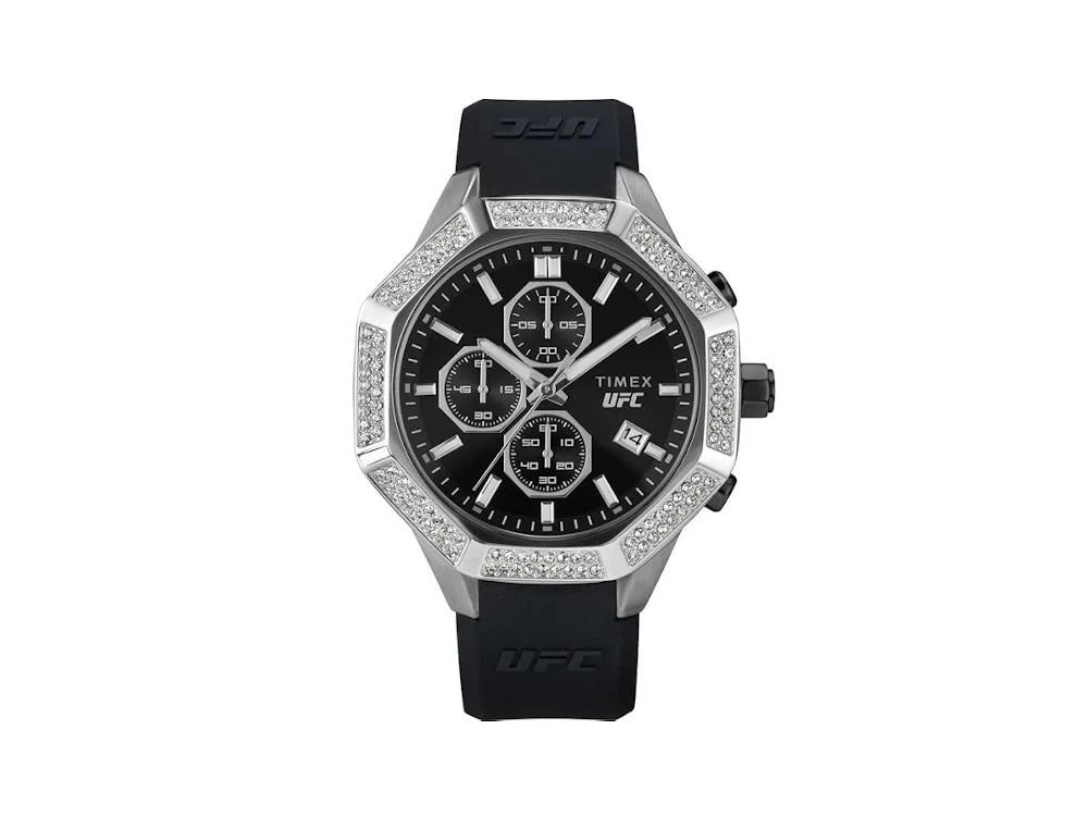 Timex UFC King Quartz Watch, Black, 45 mm, TW2V99300 - Image 2