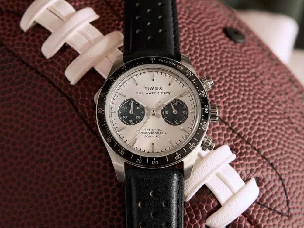 Timex Waterbury Heritage Quartz Watch, Silver, 39 mm, Chronograph, TW2Y19300 - Image 6