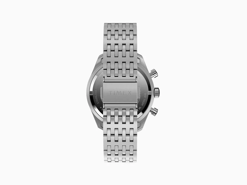 Timex Waterbury Traditional Quartz Watch, Silver, 41 mm, Chronograph, TW2Y18700 - Image 4