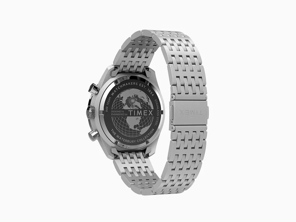Timex Waterbury Traditional Quartz Watch, Silver, 41 mm, Chronograph, TW2Y18700 - Image 6