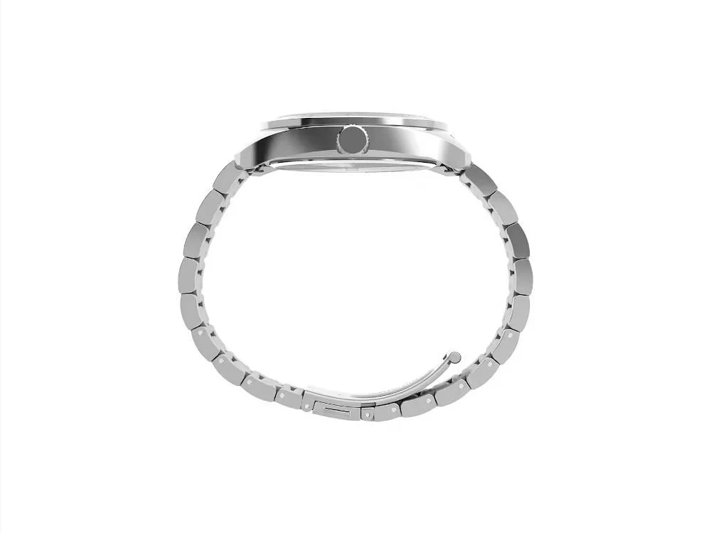 Timex Weston Quartz Watch, Recycled Steel, Black, 45 mm, TW2Y22600 - Image 4
