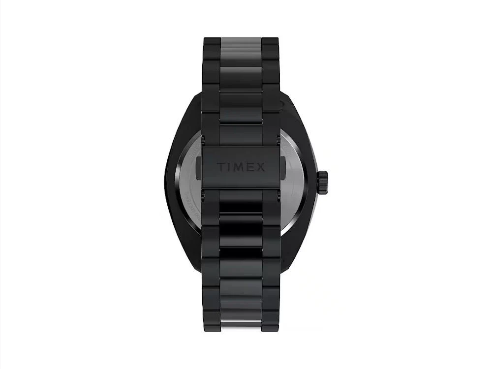 Timex Weston Quartz Watch, Recycled Steel, Black, 45 mm, TW2Y22800 - Image 3