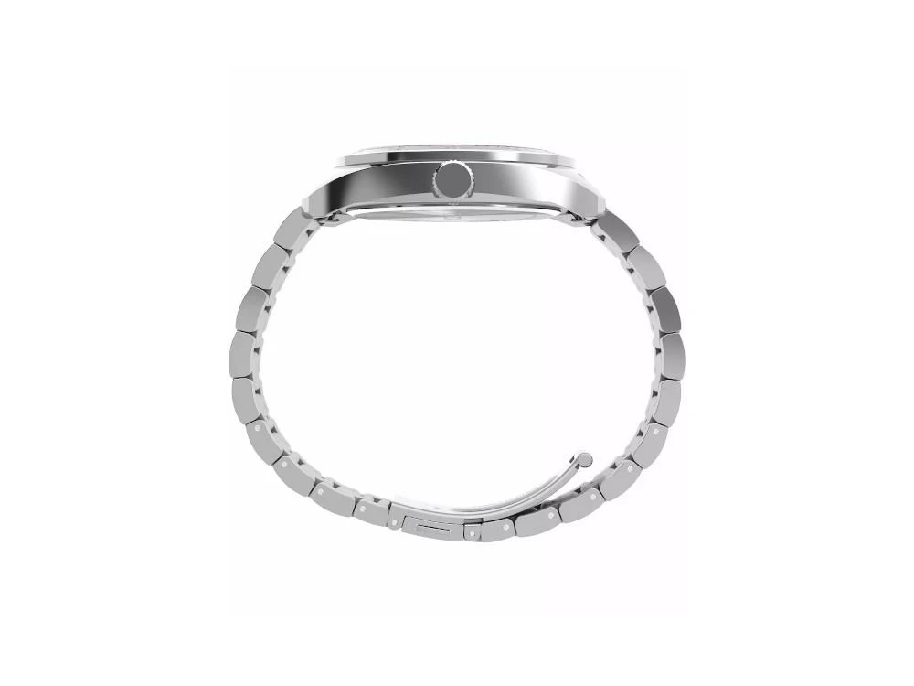 Timex Weston Quartz Watch, Recycled Steel, Blue, 45 mm, TW2Y22700 - Image 4