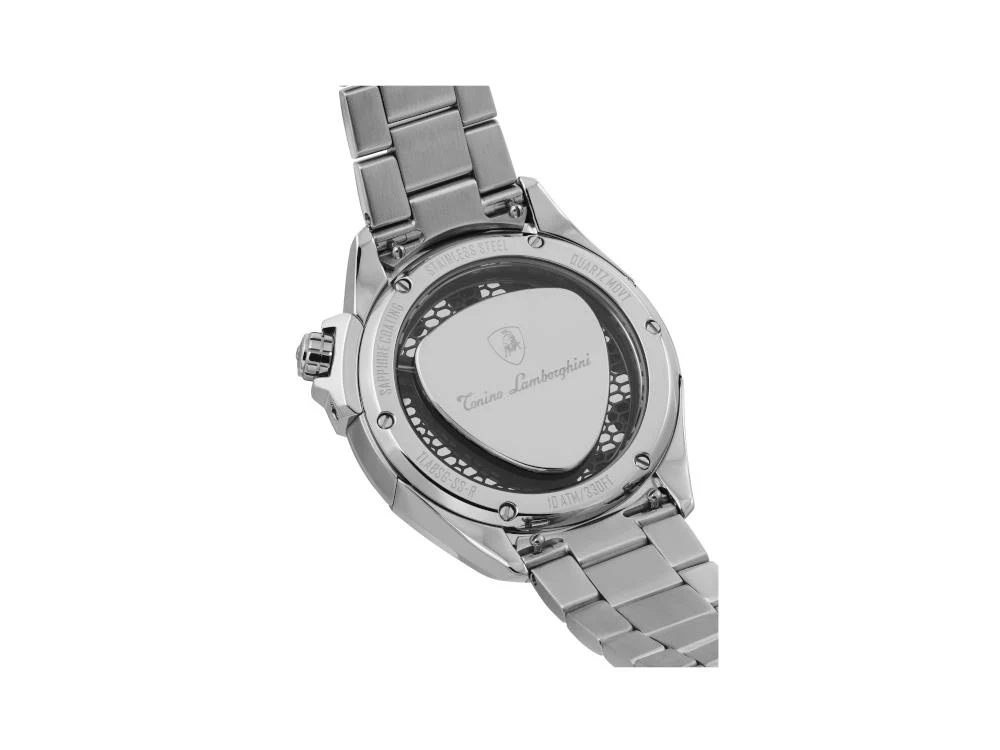 Tonino Lamborghini Shock Abs Quartz Watch, Blue, 42 mm, Bracelet, TLABSB-SS-B - Image 5